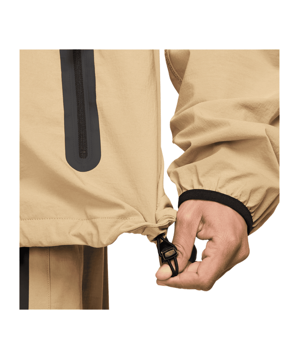 Nike Tech Fleece Jacke Beige F297 - beige