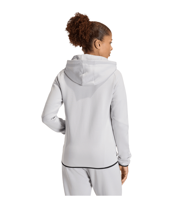 adidas Tiro Travel Hoody Damen Grau - grau