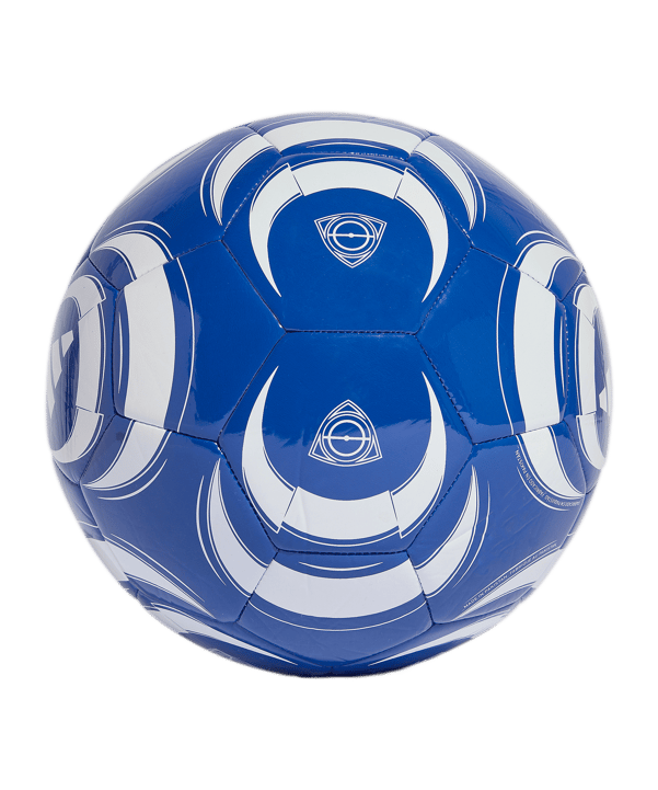 adidas Tiro Club Trainingsball Blau - blau