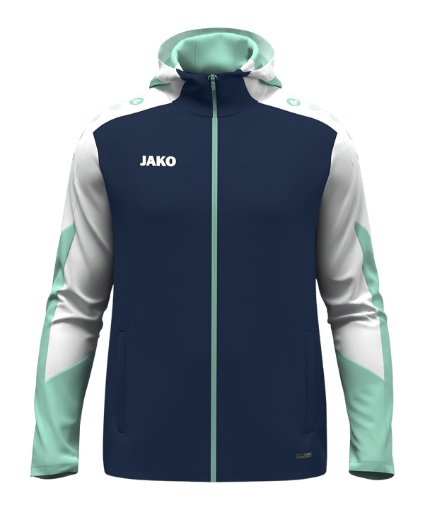 JAKO Dynamic Kapuzenjacke Kids Blau F915 - blau