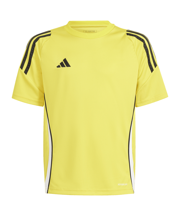 adidas Tiro 24 Trikot Kids Gelb Weiss - gelb