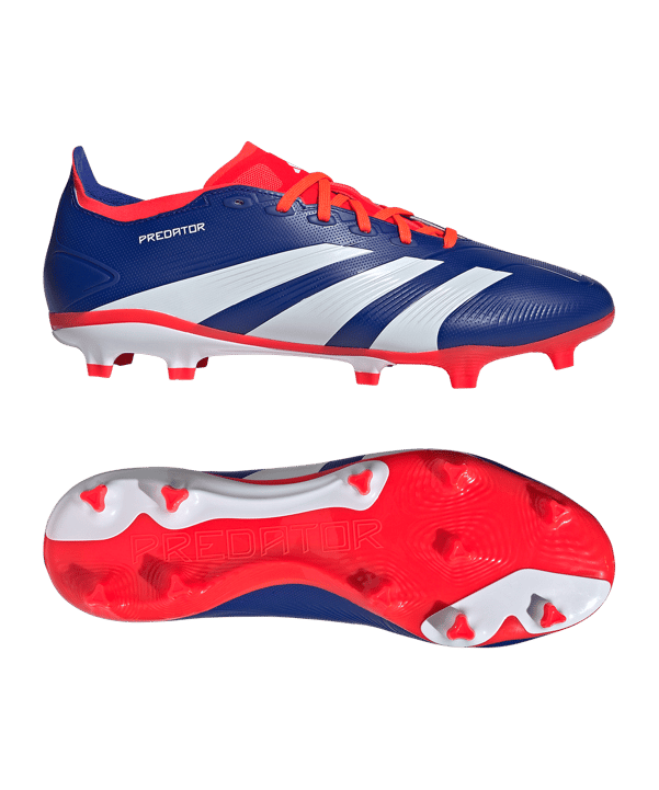 adidas Predator League FG Advancement Blau Weiss - blau