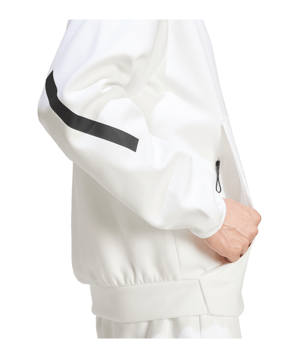 adidas Z.N.E. Kapuzenjacke Weiss - weiss