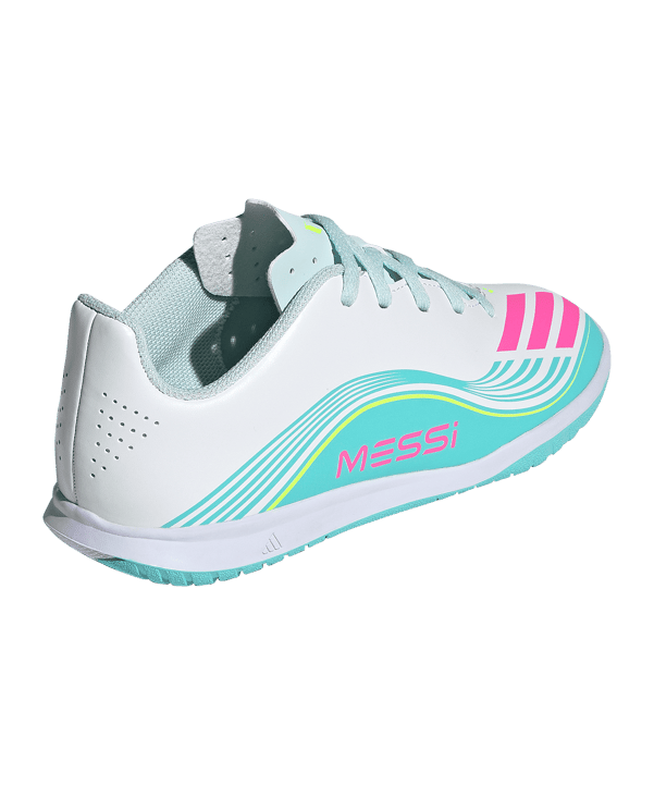adidas F50 Club IN Messi Aurora Radiante Kids Weiß - weiss
