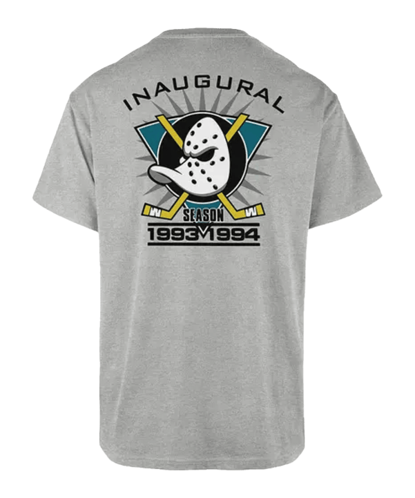 '47 Brand naheim Ducks Inaugural Season Backer 47 ECHO T-Shirt Grau - grau