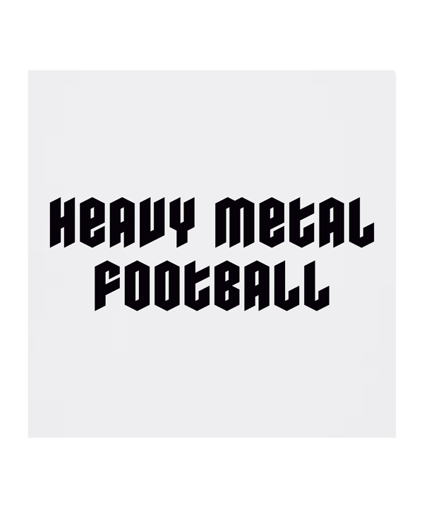 11teamsports Allemagne ”Heavy Metal Football” T-Shirt Blanc - blanc