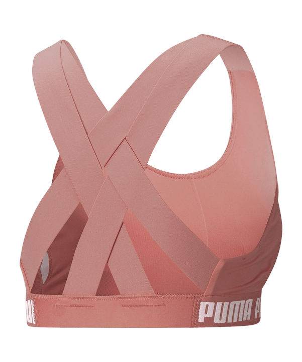 PUMA Mid Impact Feel It Sport-BH Damen Rosa F24 - rosa