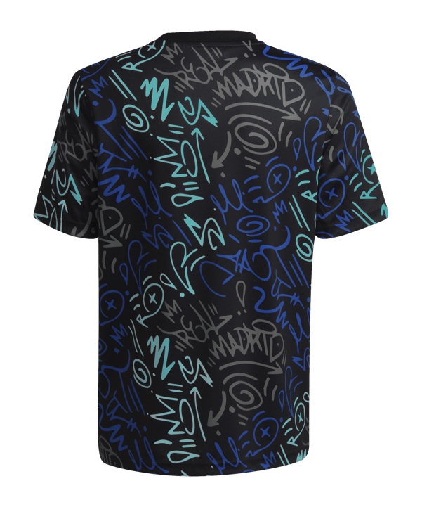 adidas Real Madrid Prematch Shirt 2021/2022 Kids Schwarz - schwarz