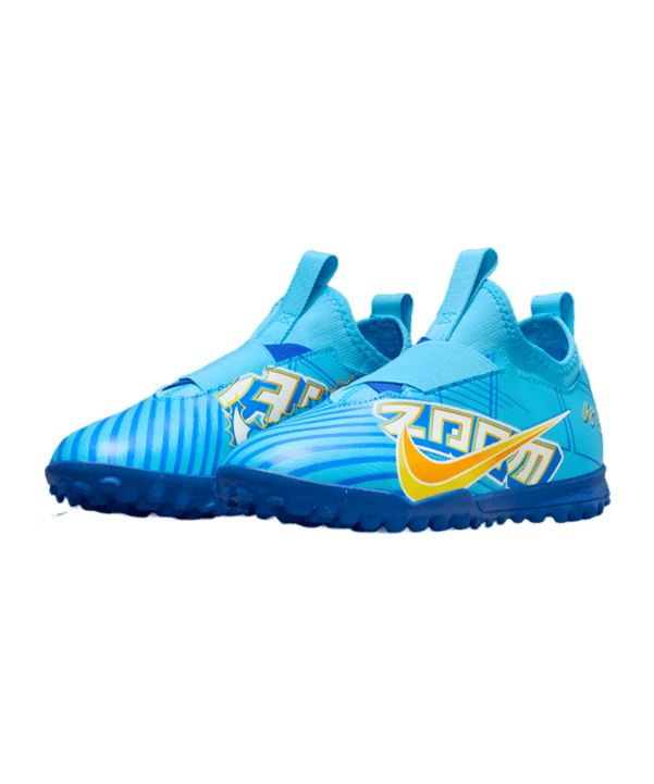Nike Jr Air Zoom Mercurial Vapor XV Academy TF Mbappe Signature Kids Blau F400 - blau