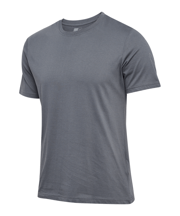 Hummel Elemental Chevron Cotton T-Shirt Grau F2864 - grau