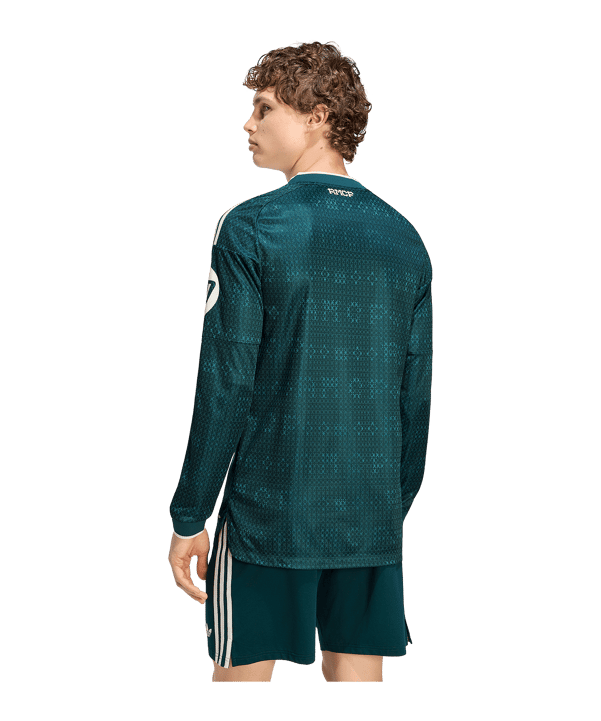 adidas Real Madrid Authentic Maglia maniche lunghe Away 2026/2027 Verde - verde