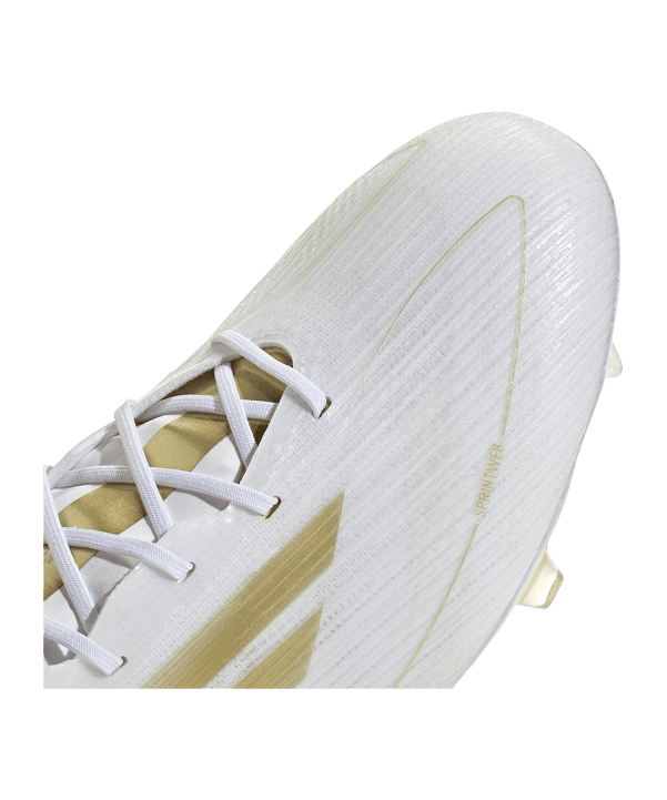 adidas F50 Elite FG Day Spark Weiss Gold - weiss