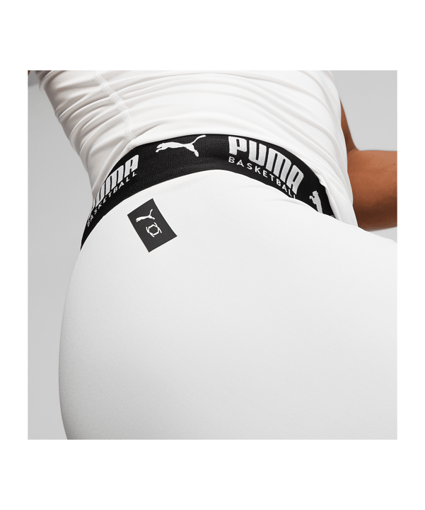 PUMA Hoops Team Full Tight Weiss F02 - weiss