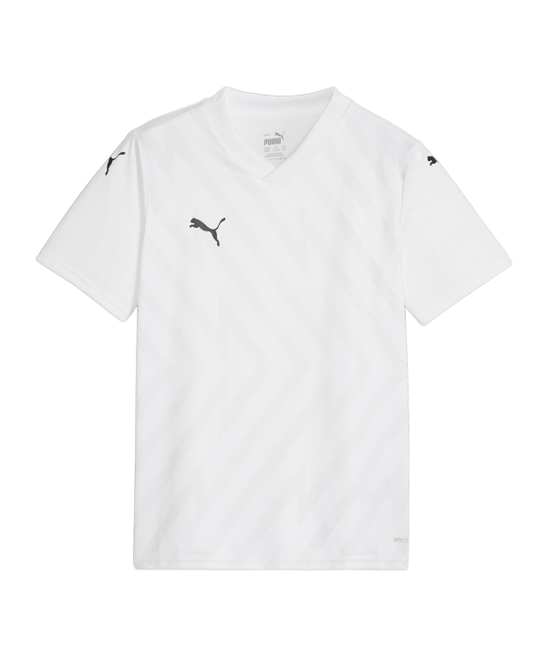 PUMA teamGLORY Trikot Kids Weiss Schwarz F04 - weiss