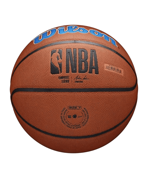 Wilson NBA Dallas Mavericks Team Composite Basketball Training Ball Blau - blau
