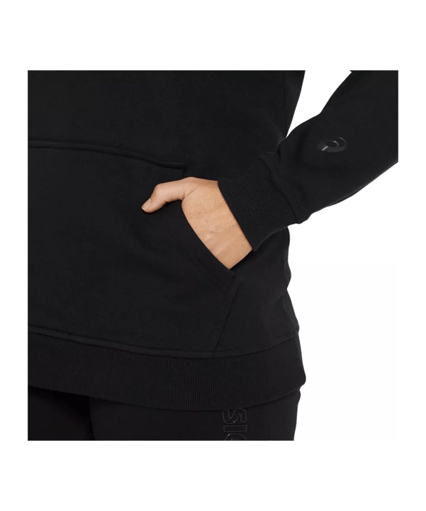 Asics Logo Oth Sweatshirt à capuche Femmes Noir - noir
