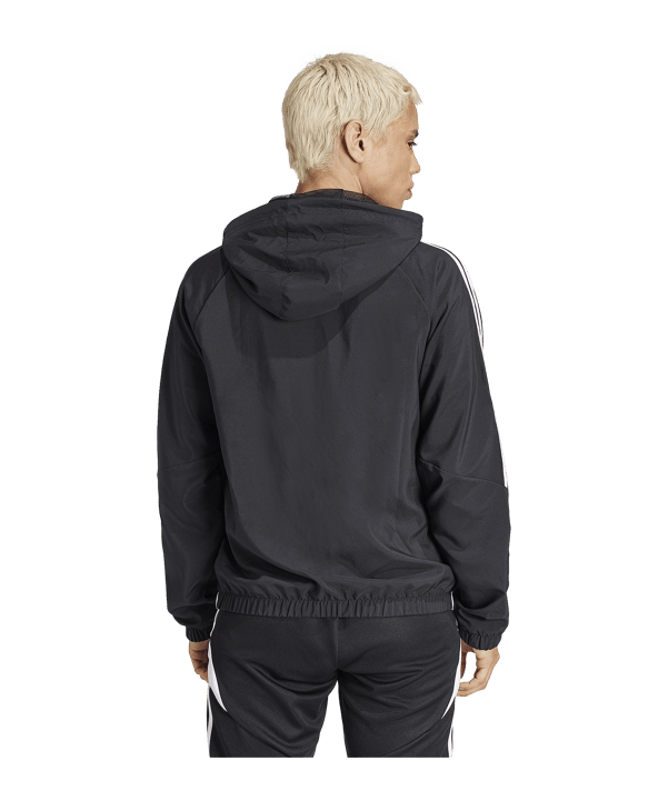 adidas Tiro 24 Windbreaker Damen Schwarz - schwarz