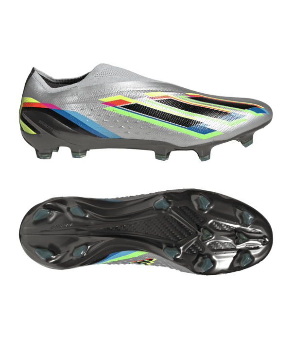 adidas X Speedportal+ FG Beyond Fast Silber Schwarz Gelb - silber