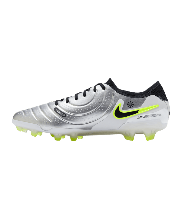 Nike Tiempo Legend X Elite FG Mad Voltage Silber Schwarz F001 - silber