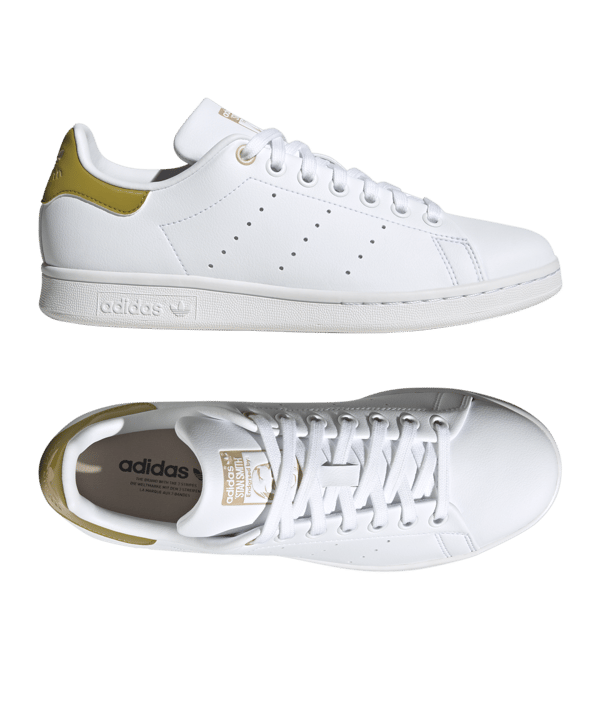 adidas Originals Stan Smith Damen Weiss Grün Pink - weiss