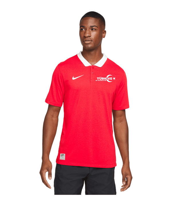 Nike TFF Polo Rot - rot