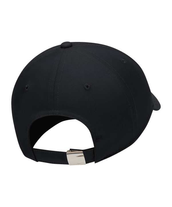 Nike Club Unstructu Metal Swoosh Pet Zwart K010 - zwart
