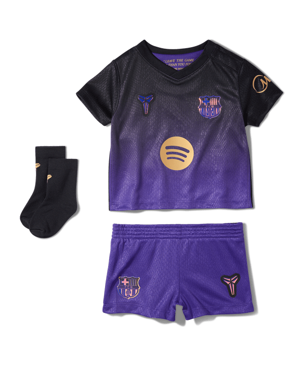 Nike FC Barcelona Divisa da gara Away 2026/2027 Bambini Viola C505 - lilla