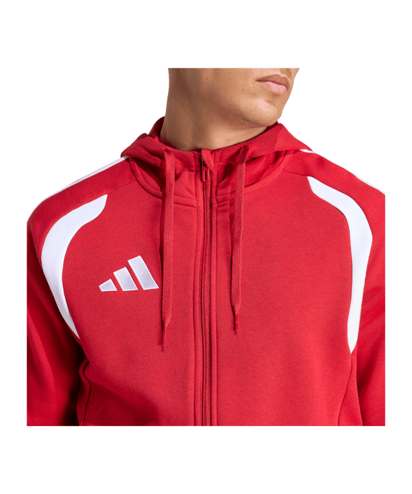 adidas Tiro 26 League Kapuzenjacke Rot - rot