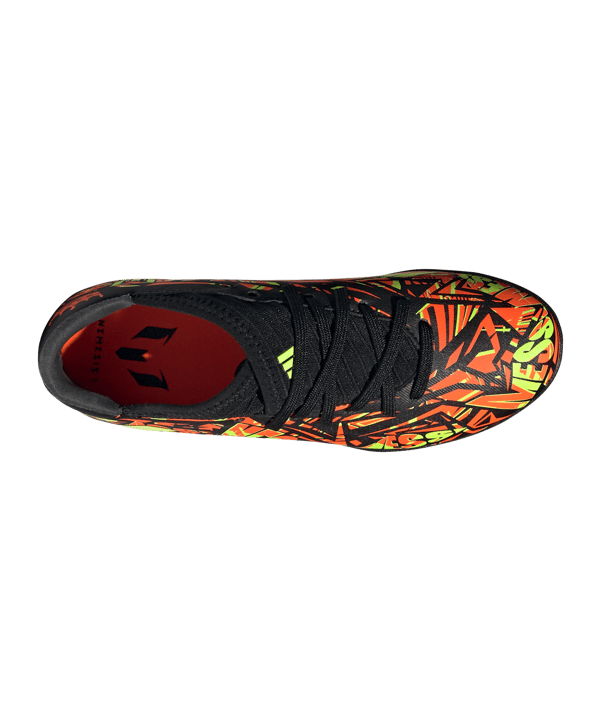 adidas NEMEZIZ Messi.3 TF J Kids Rot Gelb Schwarz - rot