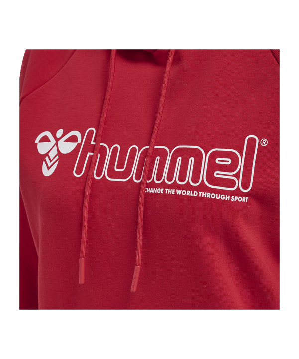 Hummel hmlNONI 2.0 Hoody Damen Rot F3658 - rot