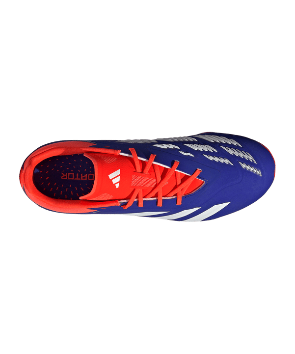 adidas Predator Elite FG Advancement Kids Blau Weiss - blau