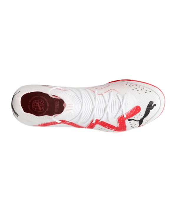 PUMA FUTURE Ulitmate Court Breakthrough Weiss Rot F01 - weiss