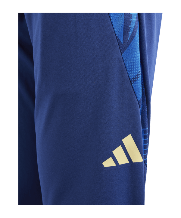 adidas Italien Trainingshose EM 2024 Kids Blau - blau