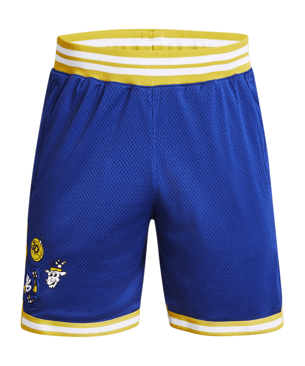 Under Armour Curry Mesh Short Blau F400 - blau