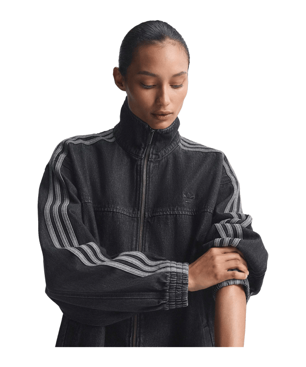 adidas Originals Firebird Track Jacke Damen Schwarz - schwarz