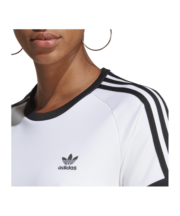 adidas Originals 3S T-Shirt Damen Weiss - weiss