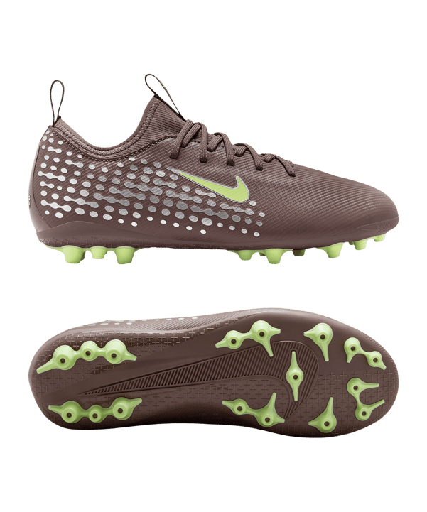Nike Jr Air Zoom Mercurial Vapor XVI Academy AG Kylian Mbappe Kids Braun F200 - braun