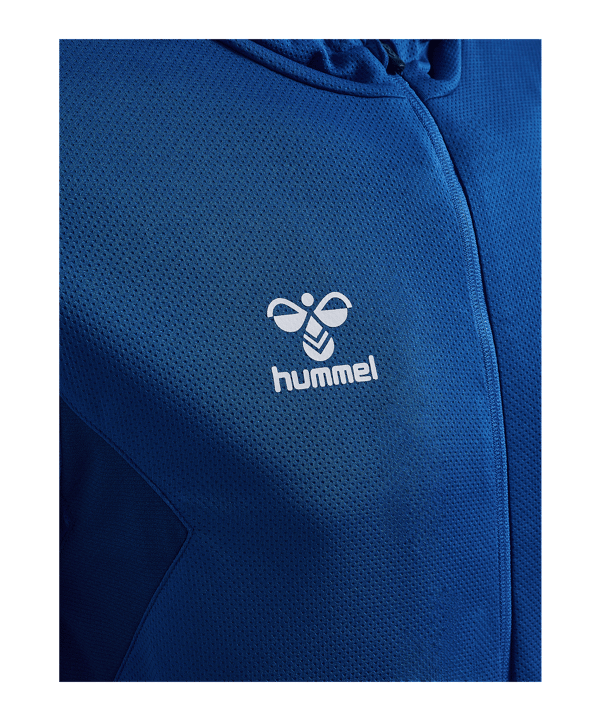 Hummel hmlAUTHENTIC PL Kapuzenjacke Blau F7045 - blau