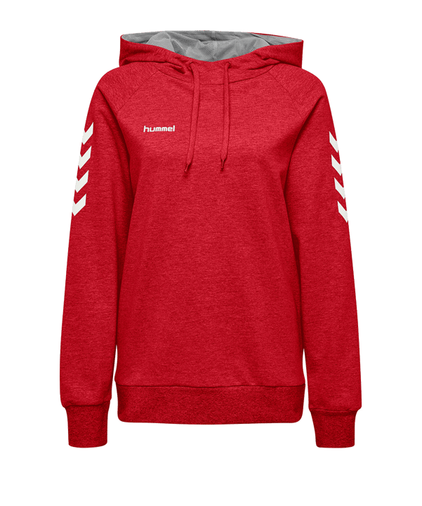 Hummel Cotton Hoody Damen Rot F3062 - rot