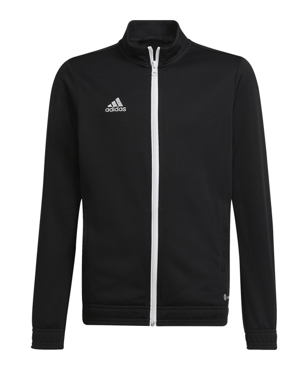 adidas Entrada 22 TK Trainingsjacke Kids Schwarz - schwarz
