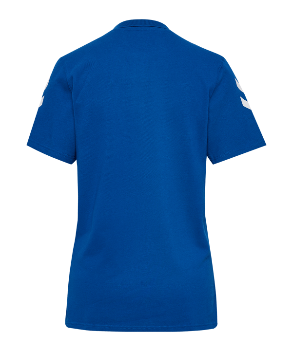 hummel Go 2.0 Chevron Polo Damen Blau F7045 - blu