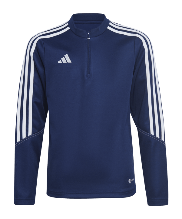 adidas Tiro 23 Club Trainingsjacke Kids Blau Weiss - blau