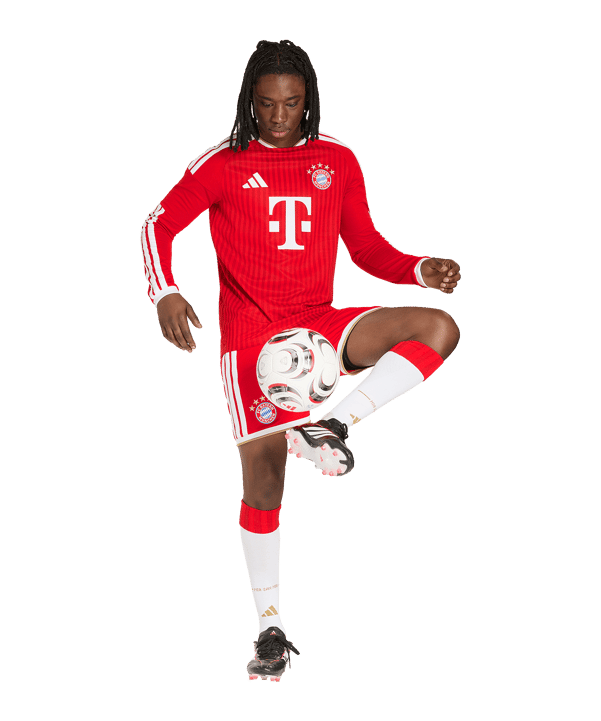 adidas FC Bayern München Trikot Langarm Home 2026/2027 Rot - rot