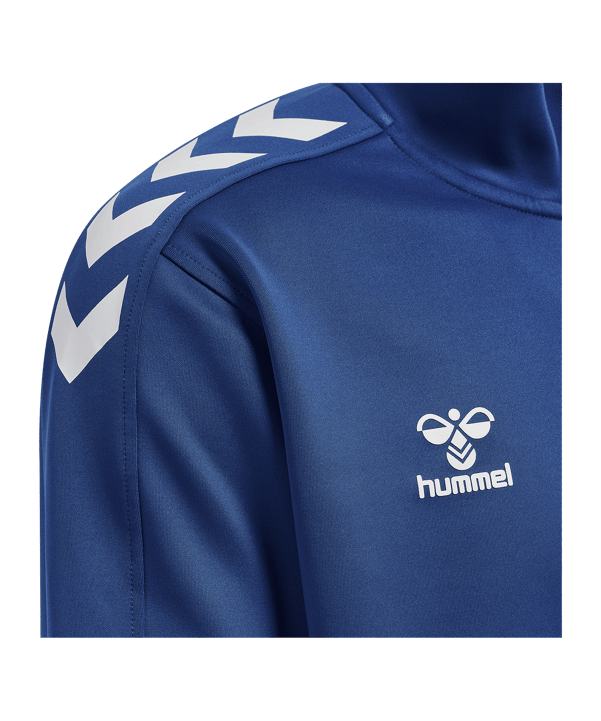 Hummel hmlCORE XK HalfZip Sweatshirt Blau F7045 - blau