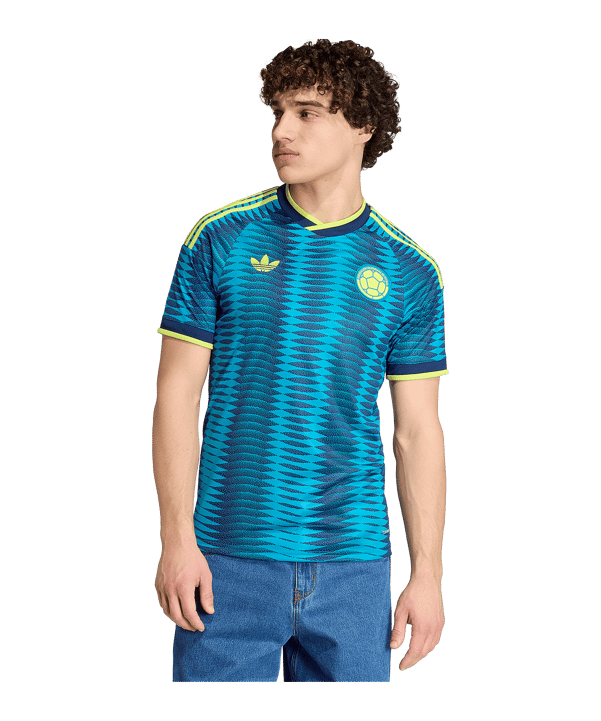 adidas FCF Kolumbien Trikot Away WM 2026 Dunkelblau