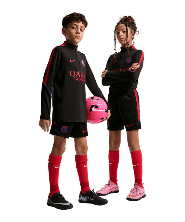 Nike Paris Saint-Germain Strike Short Kids Schwarz F010 - schwarz