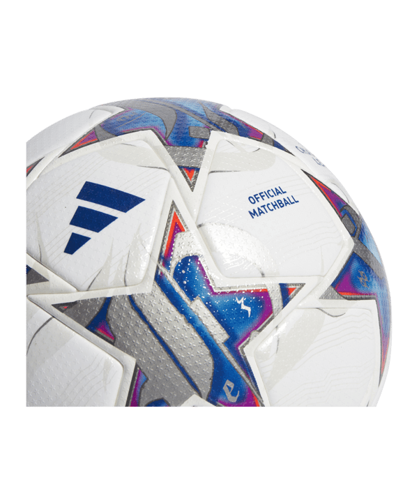 adidas UCL Pro Spielball Weiss Silber Blau - weiss