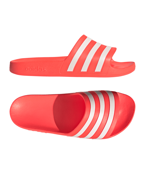 adidas Adilette Aqua Orange Weiss - rosa