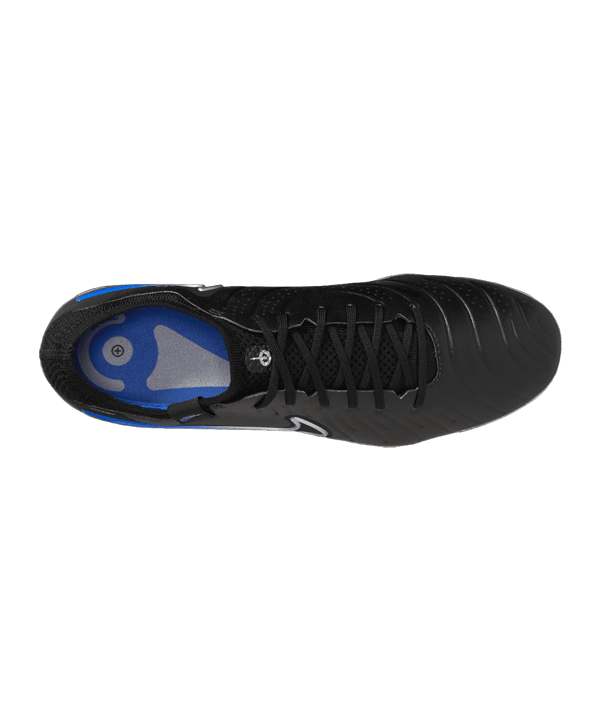 Nike Tiempo Legend X Elite AG-Pro Shadow Schwarz Silber Blau F040 - schwarz