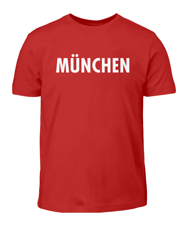 Kids T-Shirt "München" Rot - rot